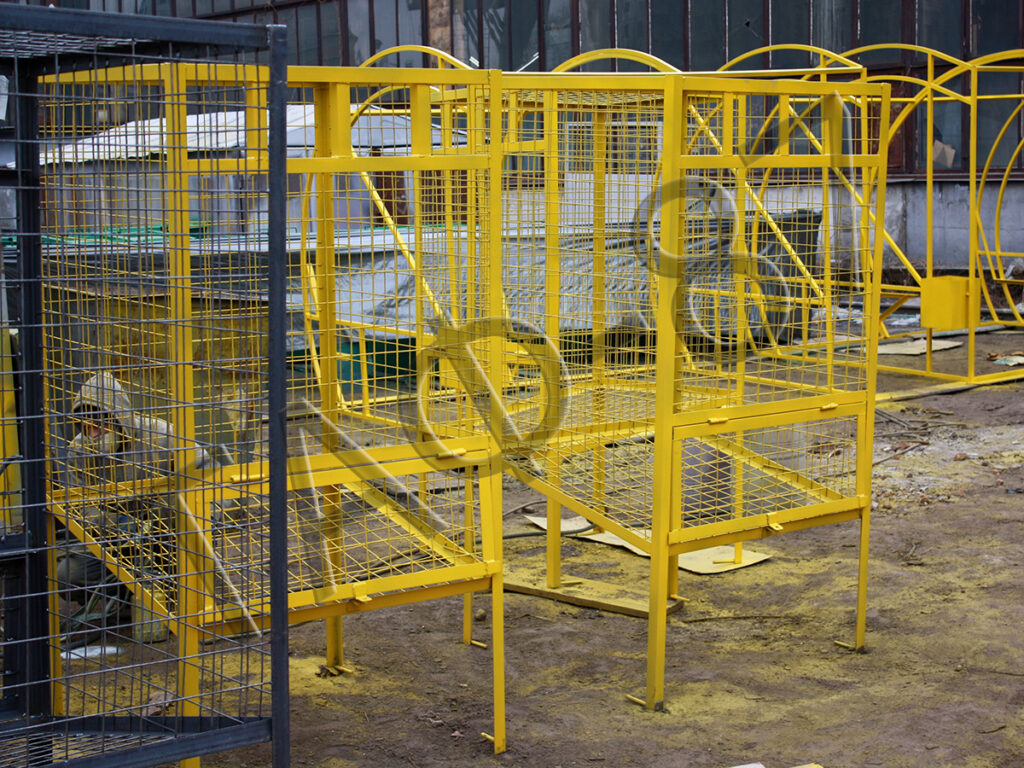 Контейнер для ПЕТ сітка жовта