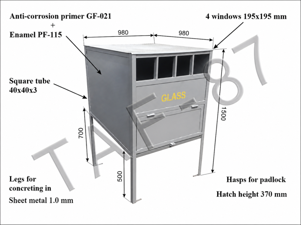 container for glass